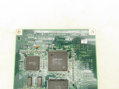 Okuma 1911-2861 PLC Graphic Circuit Board Card Module