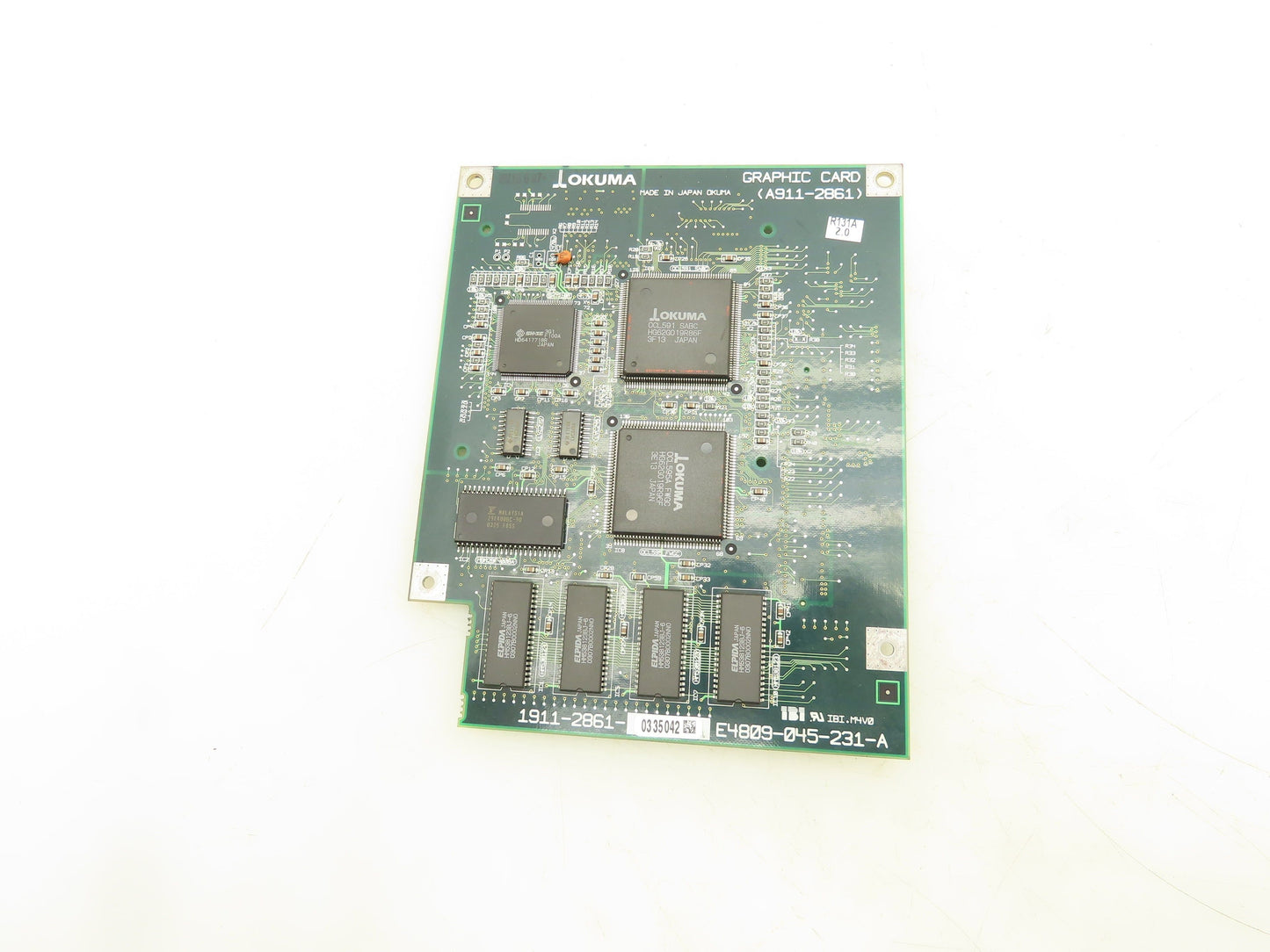 Okuma 1911-2861 PLC Graphic Card Circuit Board Module