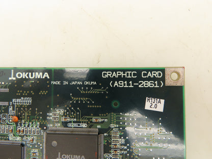 Okuma 1911-2861 PLC Graphic Card Circuit Board Module