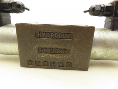 Moog Hydrolux WE43P10CB03C0BN Directional Control Solenoid Valve 24VDC