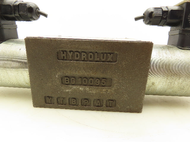 Moog Hydrolux WE43P10CB03C0BN Directional Control Solenoid Valve 24VDC
