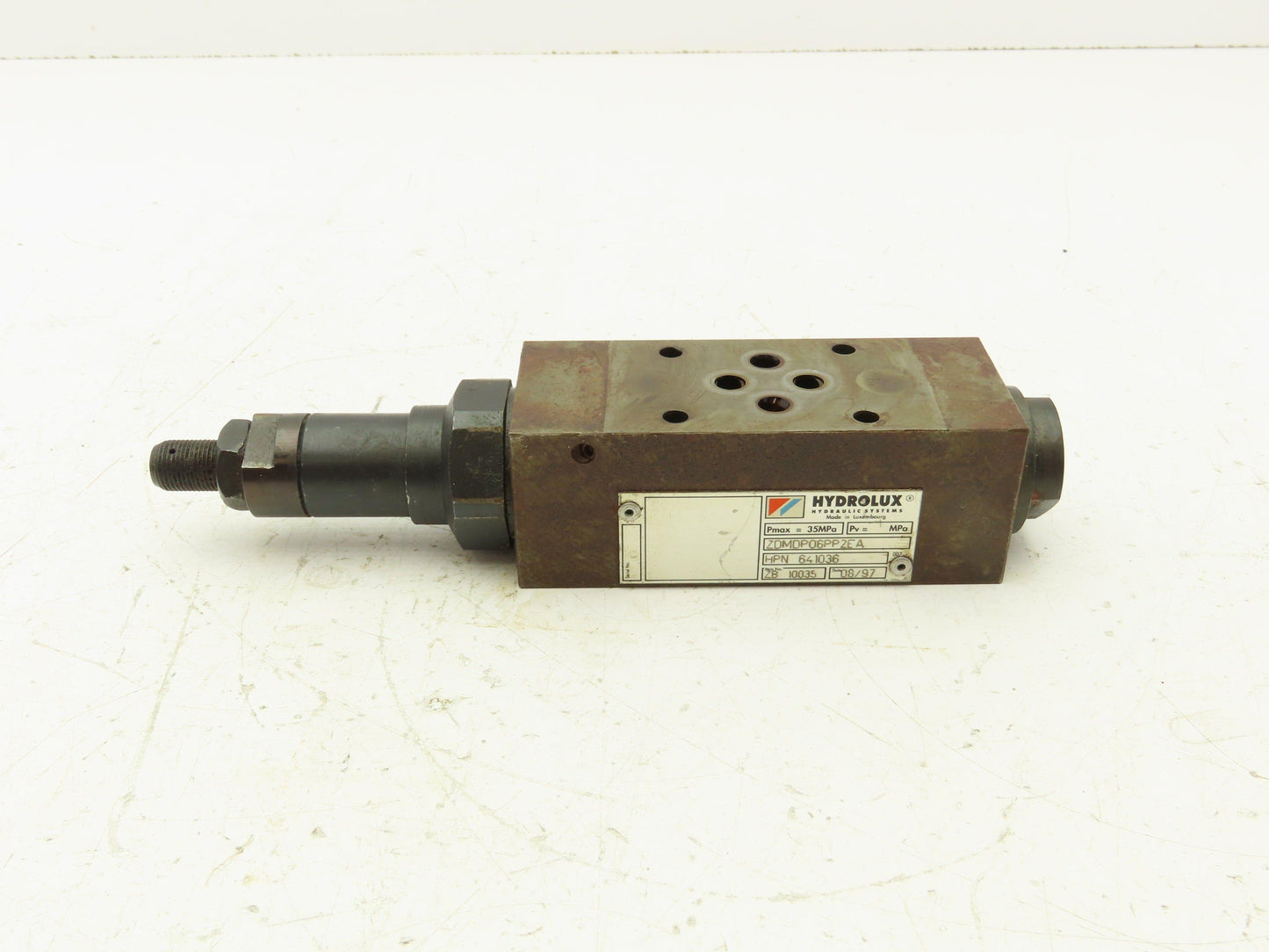 Husky Hydrolux ZDMDP06PP2EA Hydraulic Flow Control Relief Valve HPN641036