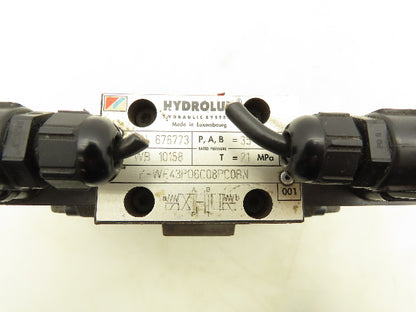 Husky Hydrolux Moog WEH43P10A03CSBN Directional Solenoid Valve K-WE43P06C08PC0BN
