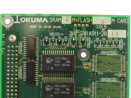 Okuma 1911-2818 SRAM 2M + Flash 0M Card Circuit Board Module
