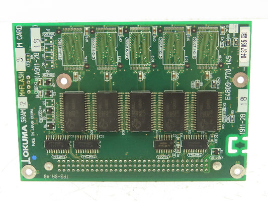 Okuma 1911-2818 SRAM 2M + Flash 0M Card Circuit Board Module