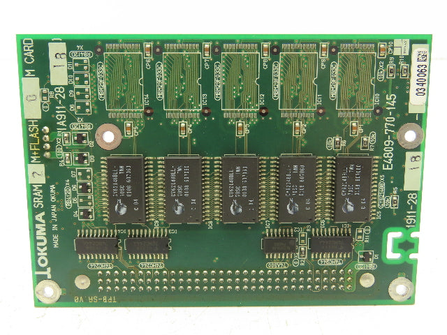 Okuma 1911-2818 SRAM 2M + Flash 0M Card Circuit Board Module