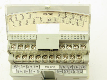 Allen Bradley 1762-OW16 MicroLogix 1200 16 Pt. VAC/VDC Relay Output 24VDC  Ser.A