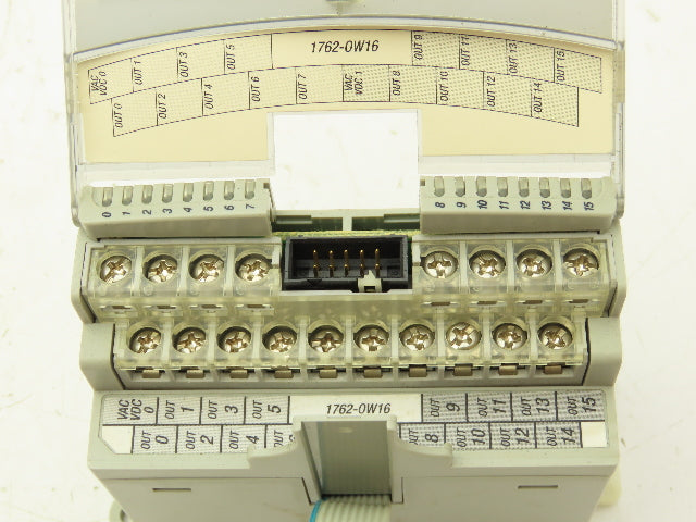 Allen Bradley 1762-OW16 MicroLogix 1200 16 Pt. VAC/VDC Relay Output 24VDC  Ser.A