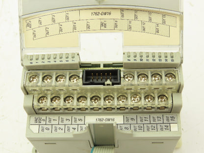 Allen Bradley 1762-OW16 MicroLogix 1200 16 Pt. VAC/VDC Relay Output 24VDC  Ser.A