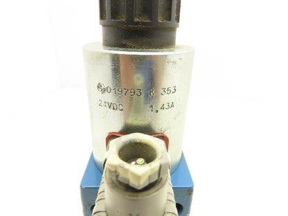 Rexroth 5-4WE10C33/CG24N9K4/A12 Directional Control Solenoid Valve 24VDC