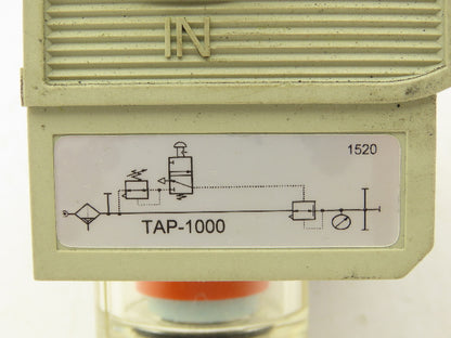 Automation Direct Tap-1000 Nitra Pneumatics Air Treatment Unit Regulator Filter
