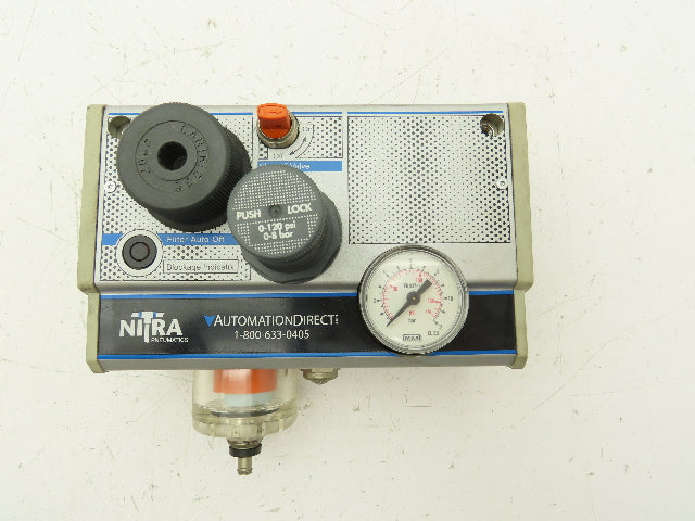 Automation Direct Tap-1000 Nitra Pneumatics Air Treatment Unit Regulator Filter