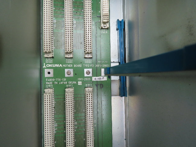 Okuma E7191-00U-001 Fixed 3-Rack PLC Chassis with Motherboard 1911-2903