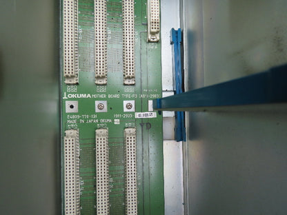 Okuma E7191-00U-001 Fixed 3-Rack PLC Chassis with Motherboard 1911-2903