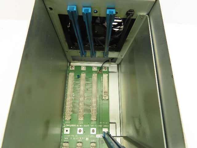 Okuma E7191-00U-001 Fixed 3-Rack PLC Chassis with Motherboard 1911-2903