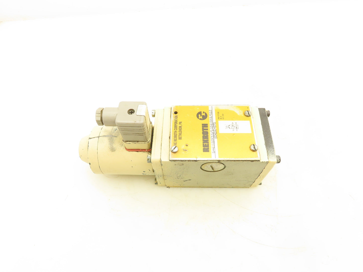 Rexroth 5-4WE10C11/LG24N9K4/A12 Directional Control Solenoid Valve 24V