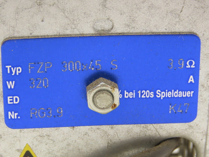 Spieldauer FZP 300X45S Tubular Breaking Resistor 300W 1-2 Ohm 24VDC 2A 230VAC 2A