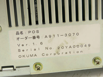 Okuma A911-3070 PLC Slot Rack Card Chassis with Motherboard ES-V4504