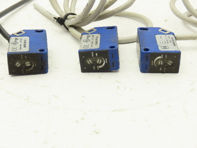 Automation Direct QMRB-0N-0A Photo Electric Sensor Diffuse 5-100mm Lot of 3