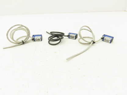 Automation Direct QMRB-0N-0A Photo Electric Sensor Diffuse 5-100mm Lot of 3