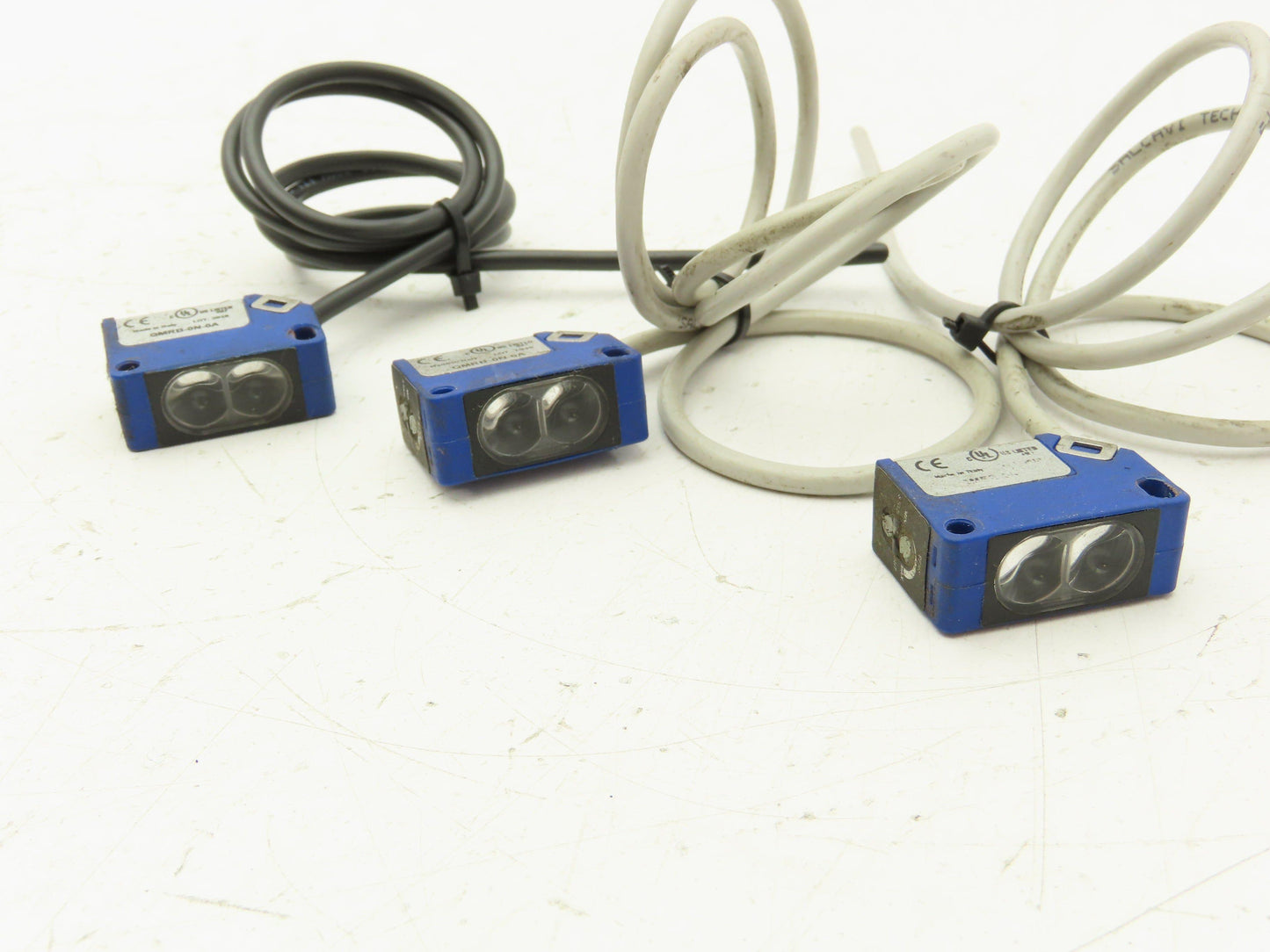 Automation Direct QMRB-0N-0A Photo Electric Sensor Diffuse 5-100mm Lot of 3