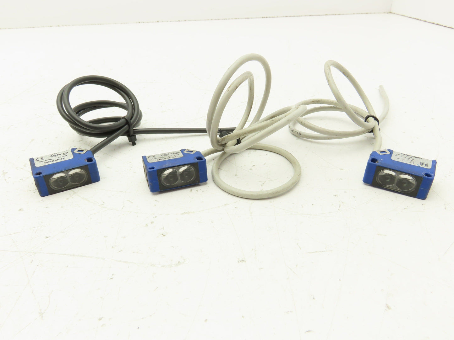 Automation Direct QMRB-0N-0A Photo Electric Sensor Diffuse 5-100mm Lot of 3