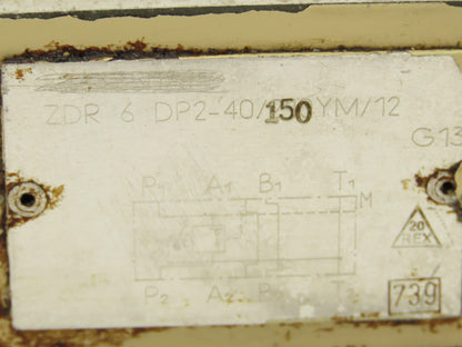 Rexroth ZDR 6 DP2-40/150YM/12 Pressure Reducing Sandwich Valve  Lot of 3