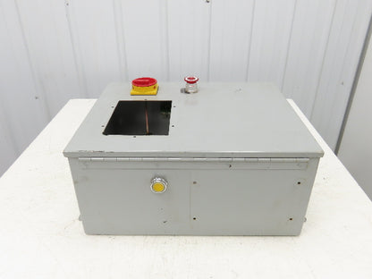 Wiegmann B201609CH Electrical Enclosure 20x16x9" Wall Mount 5.5x7.5" Cutout