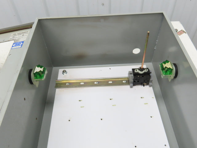 Wiegmann B201609CH Electrical Enclosure 20x16x9" Wall Mount 5.5x7.5" Cutout