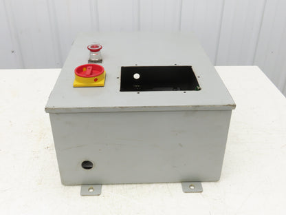 Wiegmann B201609CH Electrical Enclosure 20x16x9" Wall Mount 5.5x7.5" Cutout