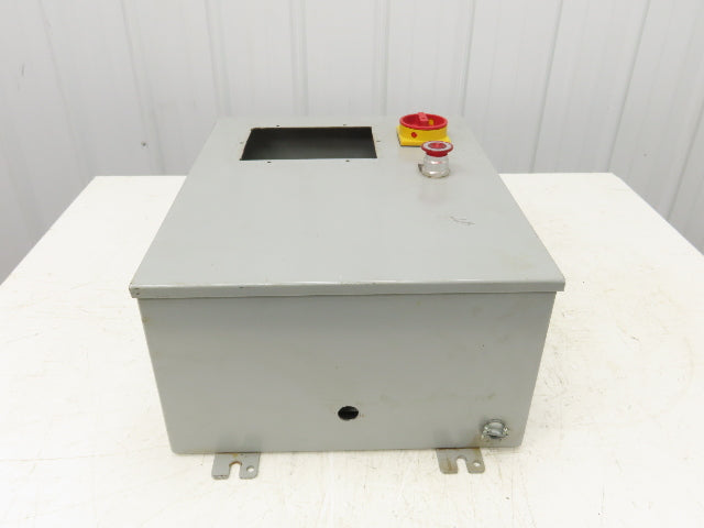 Wiegmann B201609CH Electrical Enclosure 20x16x9" Wall Mount 5.5x7.5" Cutout