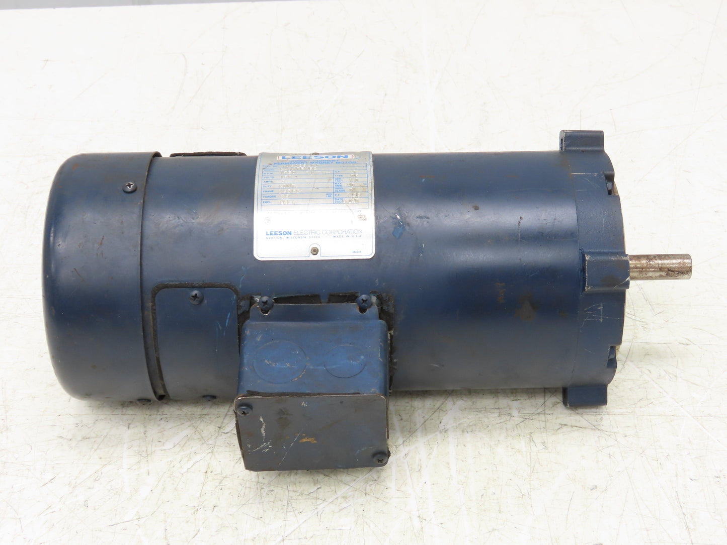 Leeson 108023.00 Permanent Magnet Motor 1HP 1750 Rpm 180VDC 5A ZS56C Frame