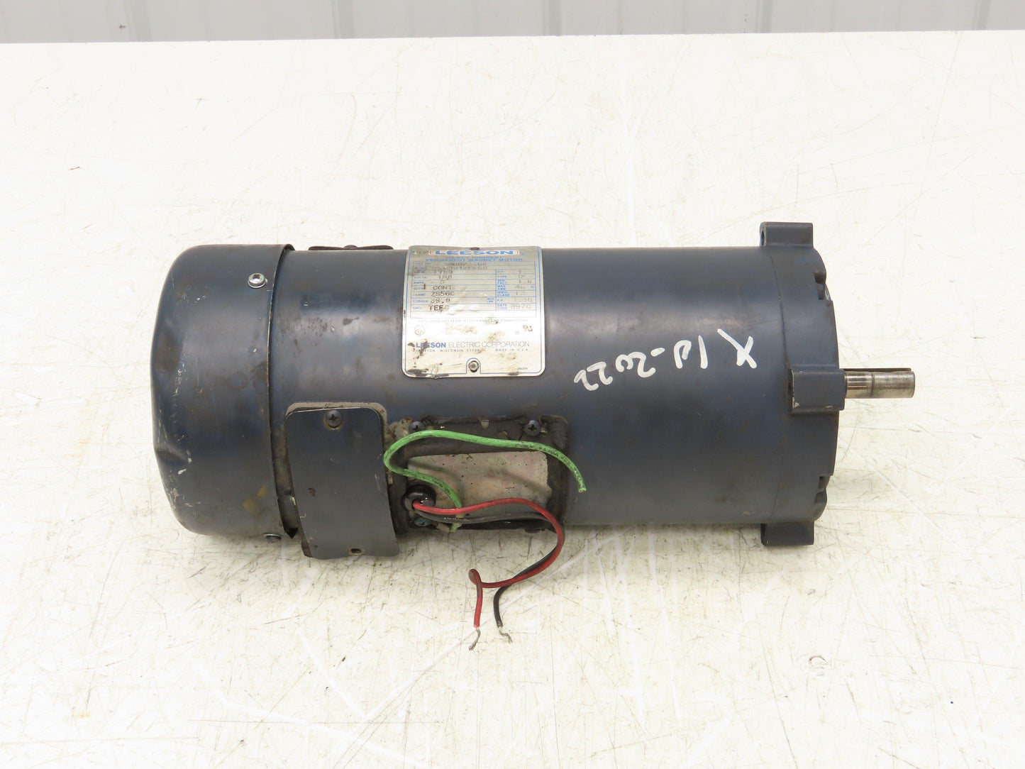 Leeson 108023.00 Permanent Magnet Motor 1HP 1750 Rpm 180VDC 5A ZS56C Frame