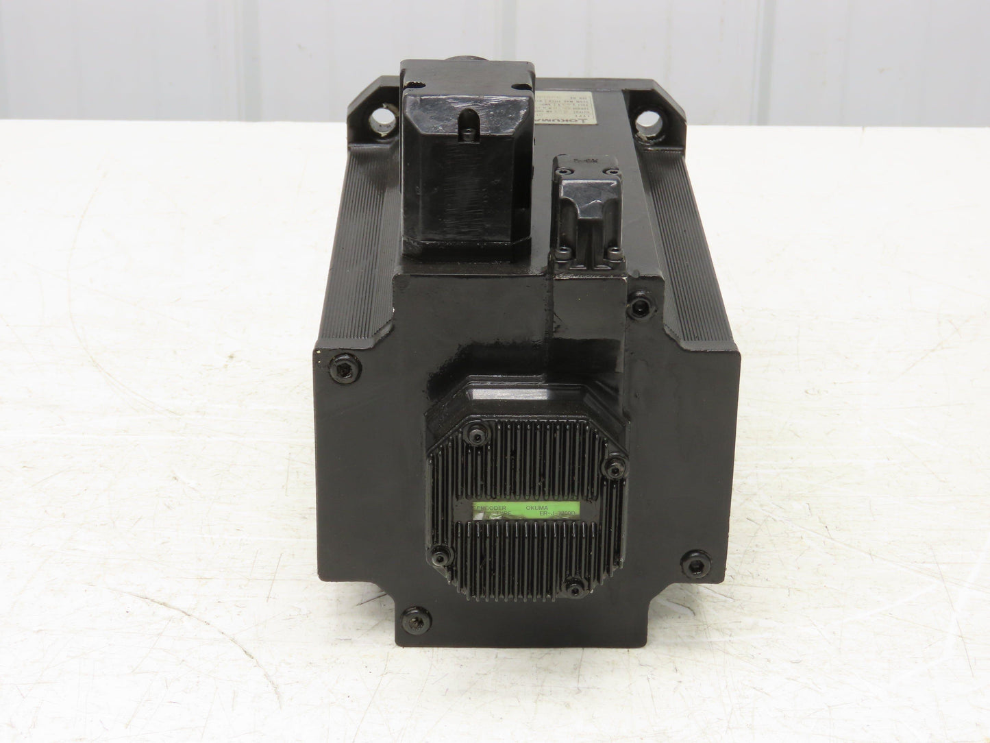 Okuma BL-MP400J-20S AC Servo Motor 6.7kW 2000 RPM 143V 40.8A Encoder ER-J-7200D