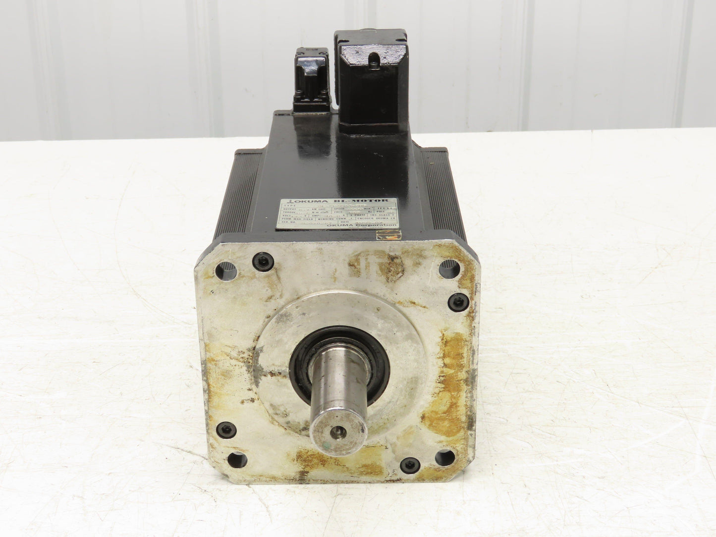 Okuma BL-MP400J-20S AC Servo Motor 6.7kW 2000 RPM 143V 40.8A Encoder ER-JB-7200D