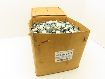 SS34SEAL Metal Strapping Seal 3/4" x 1" Closed Clips .020 Steel Lot of 5000