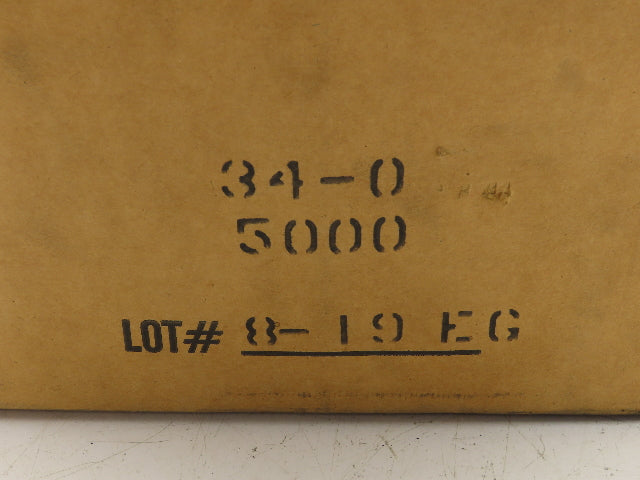 34-0 Metal Strapping Seal Clips Open Type 3/4" x 1-1/4" Lot of 5000