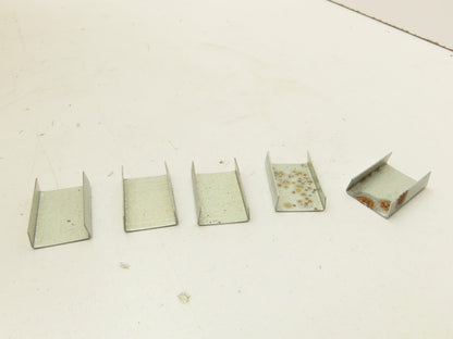 34-0 Metal Strapping Seal Clips Open Type 3/4" x 1-1/4" Lot of 5000