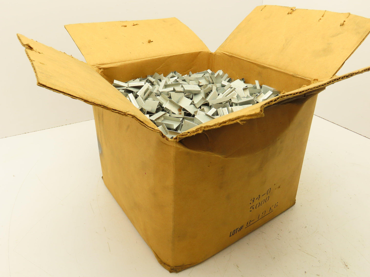 34-0 Metal Strapping Seal Clips Open Type 3/4" x 1-1/4" Lot of 5000