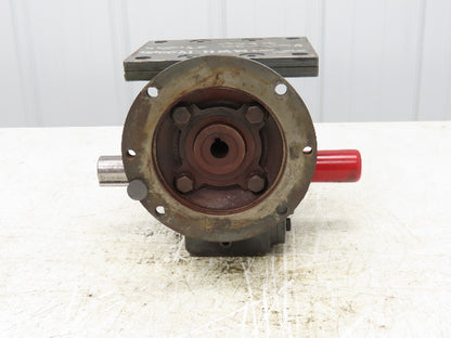 Winsmith 924MWU D-90 SE Worm Gearbox 60:1 Reducer .66Hp 29 RPM Dual Shaft 56C