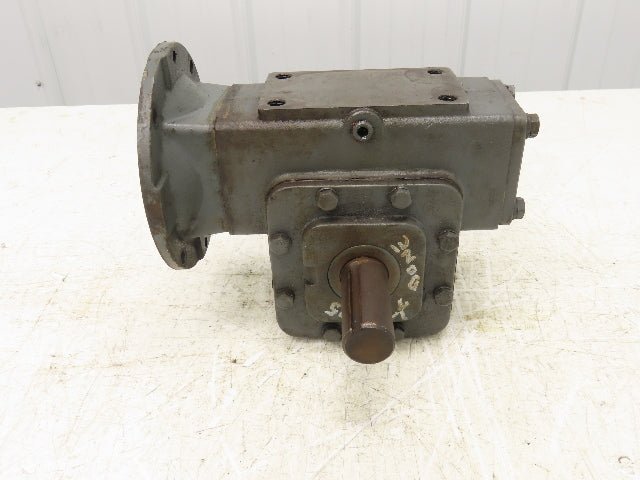 Winsmith D-90 SE Worm Gearbox 60:1 Reducer 1Hp 29 RPM Dual Shaft 56C