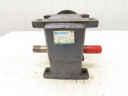 Winsmith 237MWU Worm Gearbox 20:1 Reducer 1.6Hp 90 RPM Dual Shaft 140TC