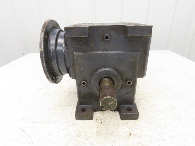 Winsmith 237MWU Worm Gearbox 20:1 Reducer 1.6Hp 90 RPM Dual Shaft 140TC