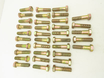 Hex Cap Screw 1"-8X4" Carbon Steel Bolt Grade 8 Lot Of 35