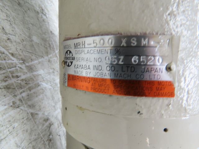 KYB Kayaba Hydrostar MRH-500 XSM-1 Hydraulic Radial Piston Motor 500RPM 3500PSI
