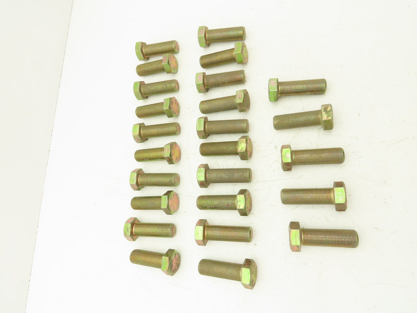 Hex Cap Screw 1"-14x3"Grade 8 Carbon Steel Bolt Fine Fully Threaded Lot Of 25