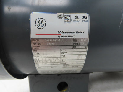 GE 5KE46PN8371B Dings Brake Motor 1Hp 1725 RPM 230/460VAC 143TC 5/8" Shaft
