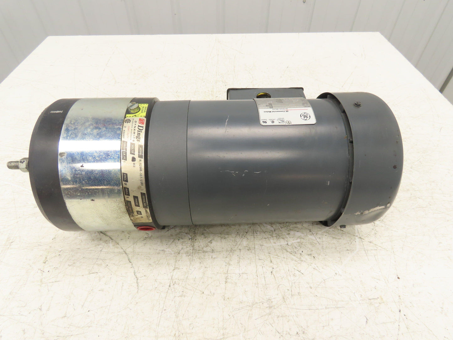 GE 5KE46PN8371B Dings Brake Motor 1Hp 1725 RPM 230/460VAC 143TC 5/8" Shaft