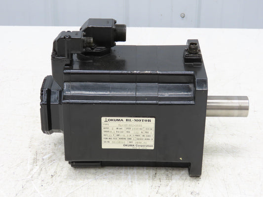 Okuma BL-MC100J-20SB AC Servo Motor 2kW 2000 RPM 133V 8.91A 3PH Encoder