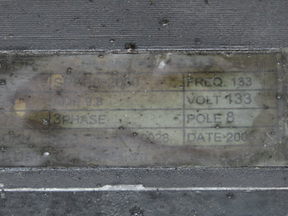 Okuma BL-MC100J-20SB AC Servo Motor 2kW 2000 RPM 133V 8.91A 3PH Encoder